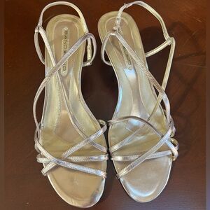Bandolino Gold Strap Heel